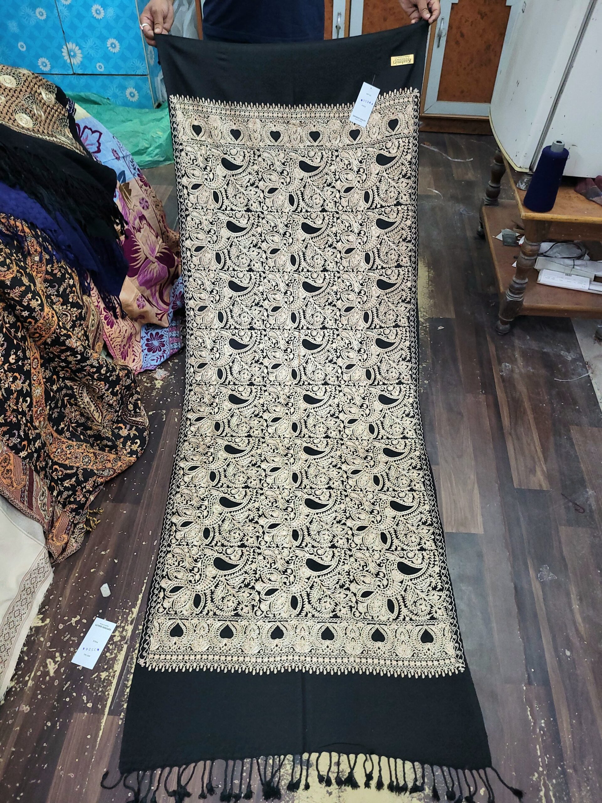 Viscose Embriodery Stole