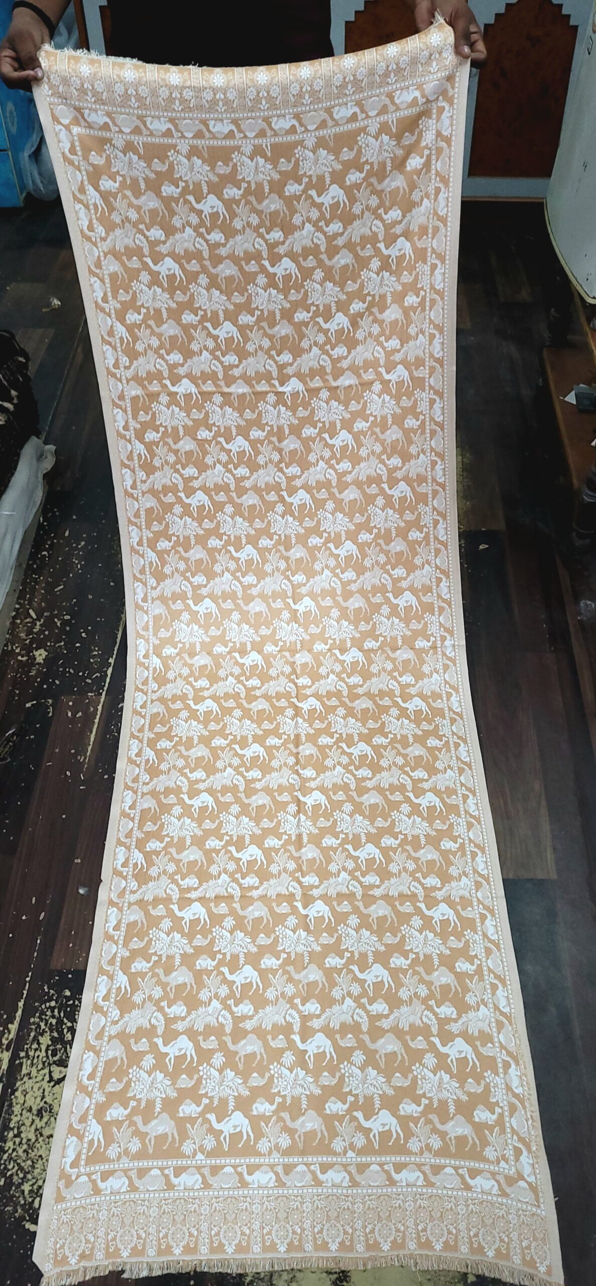 Fine Viscose Camel Stole