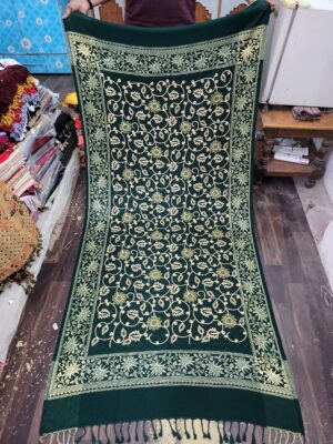 Embriodery With Stone Work Shawl