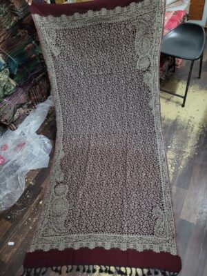Zaari polyester mix shawl