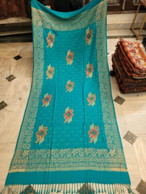 Embriodery buta design shawl