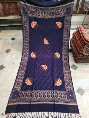 Embriodery acrylic buta shawl
