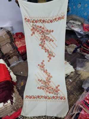 Viscose embroidery stole
