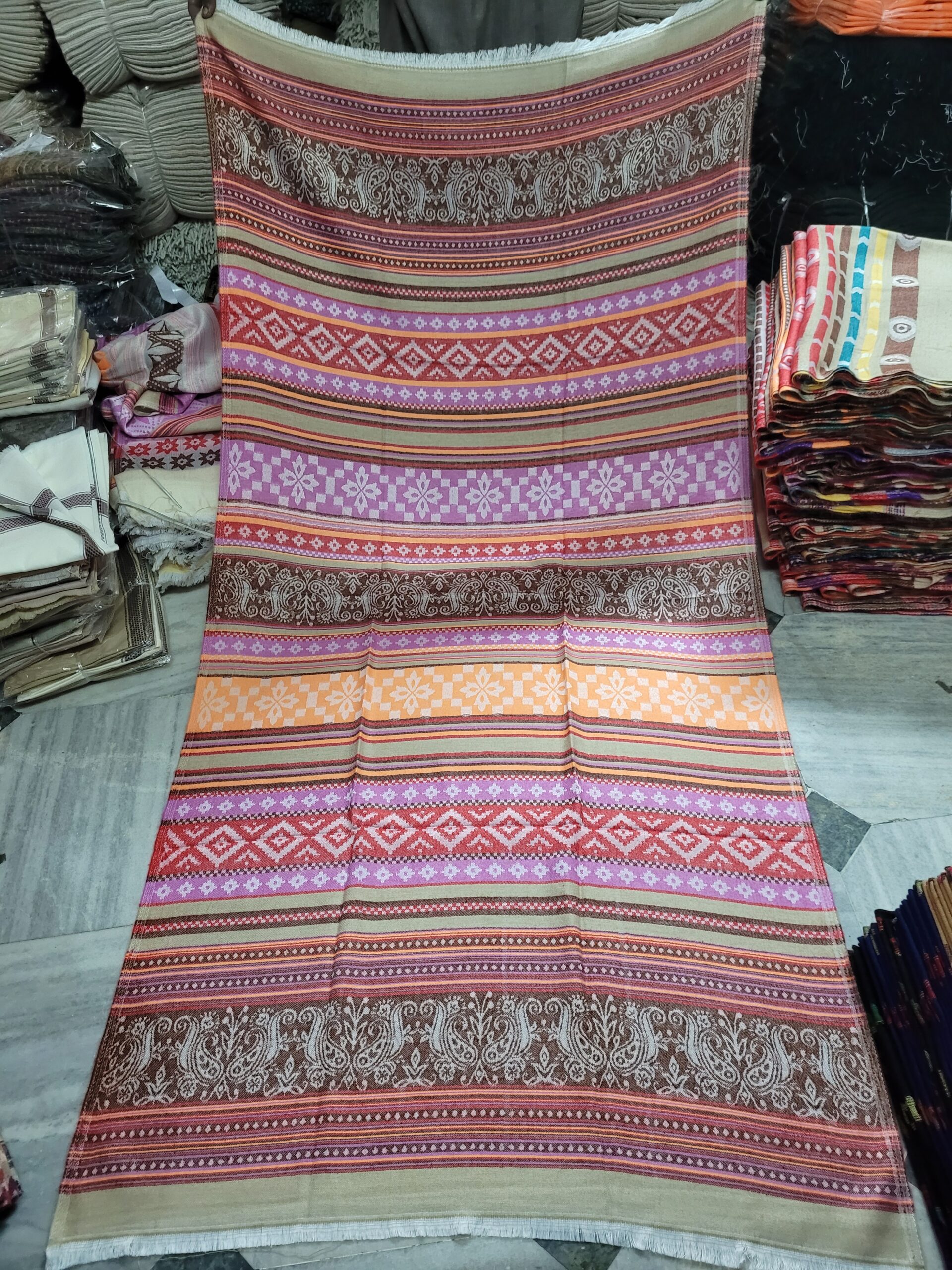 Acrylic multi shawl