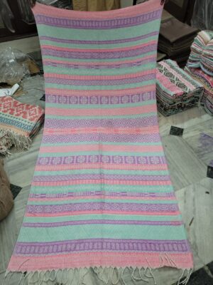 Acrylic pastel colors shawl