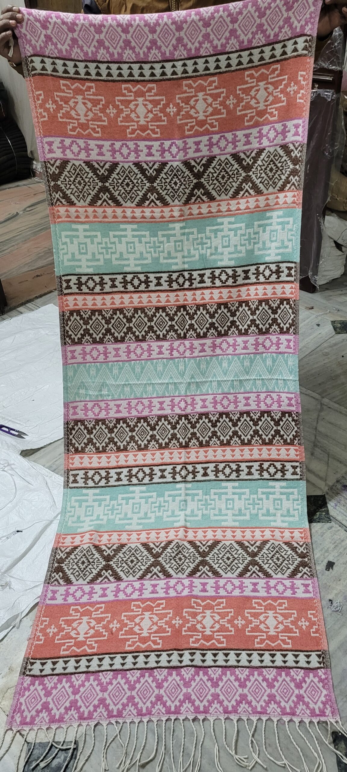 Acrylic Pastel Stole