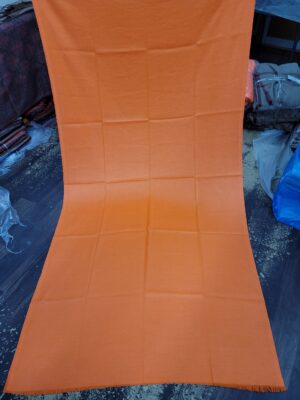 Orange Bhagva Acrylic Shawl