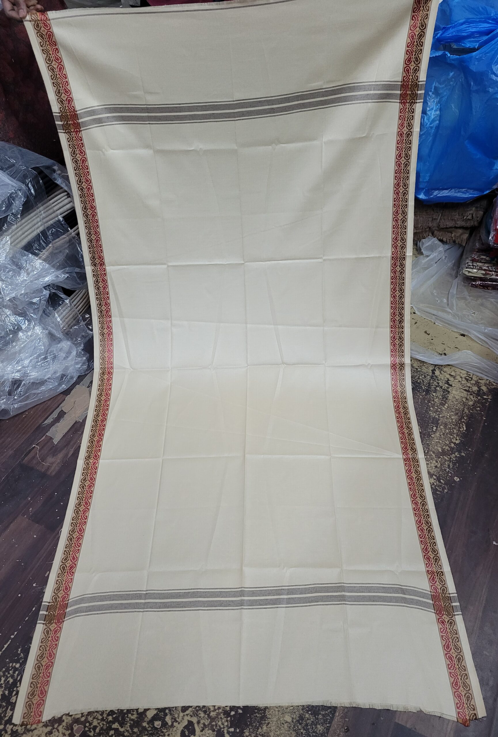 Polyester Border Shawl
