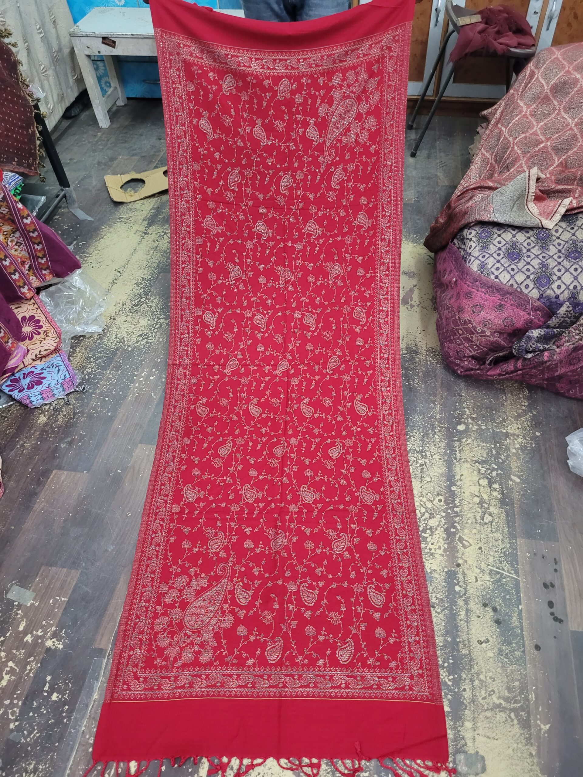 Zaari Viscose Acrylic Stole