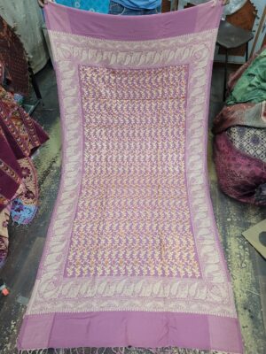 Acrylic Embroidery Shawl