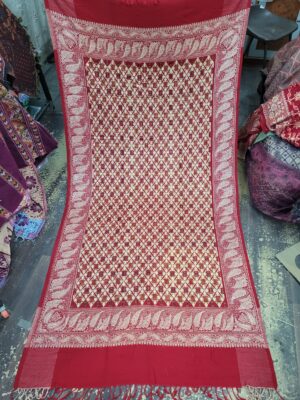 Acrylic Embroidery Shawl