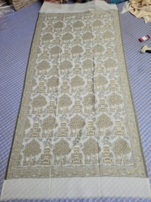 Resham Zaari Kaani Pure Wool Shawl