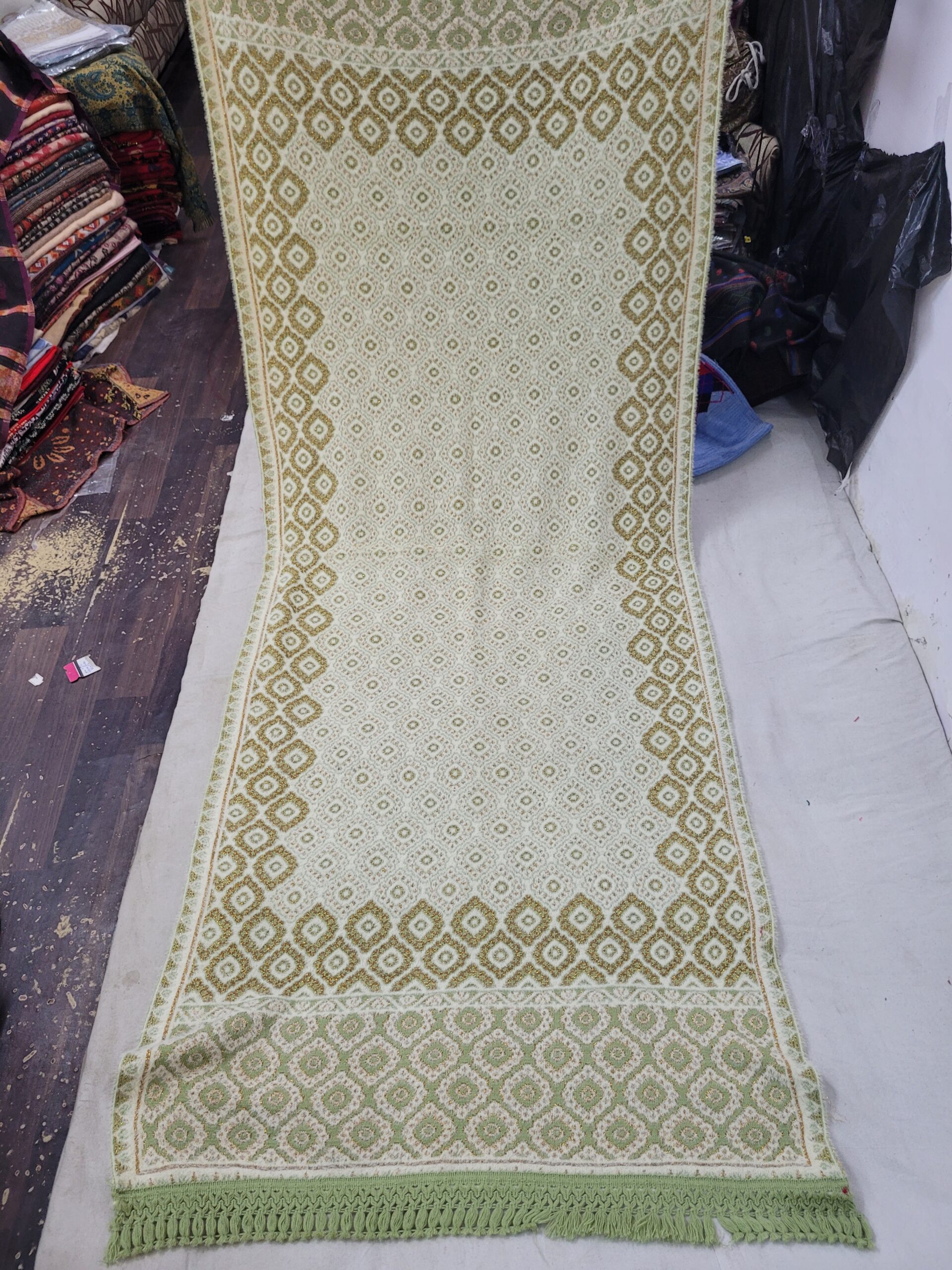 Knitting Soft Hair Yarn Shawl