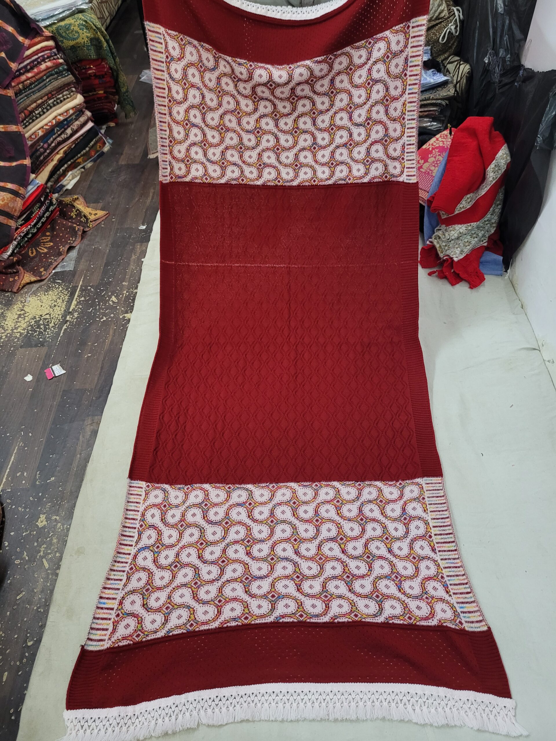 Knitting Palla Hair Yarn Shawl