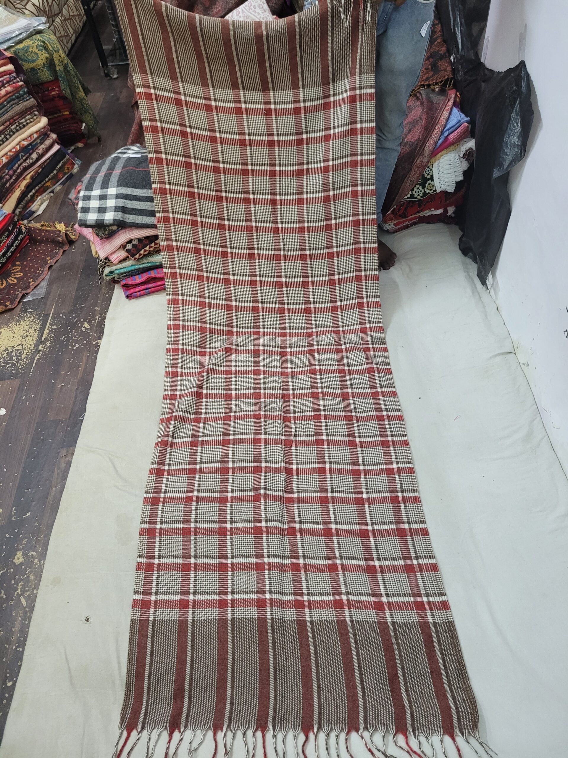 Check Acrylic Stole