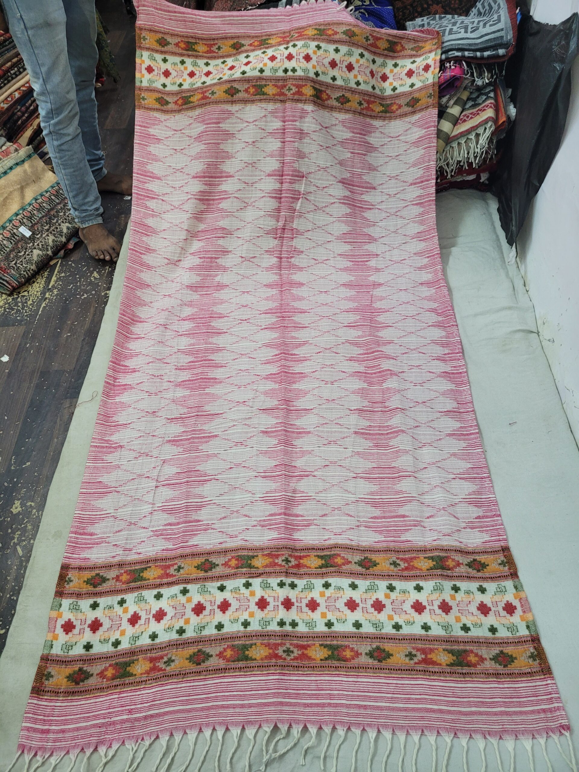 Acrylic Kullu Pearl Shawl
