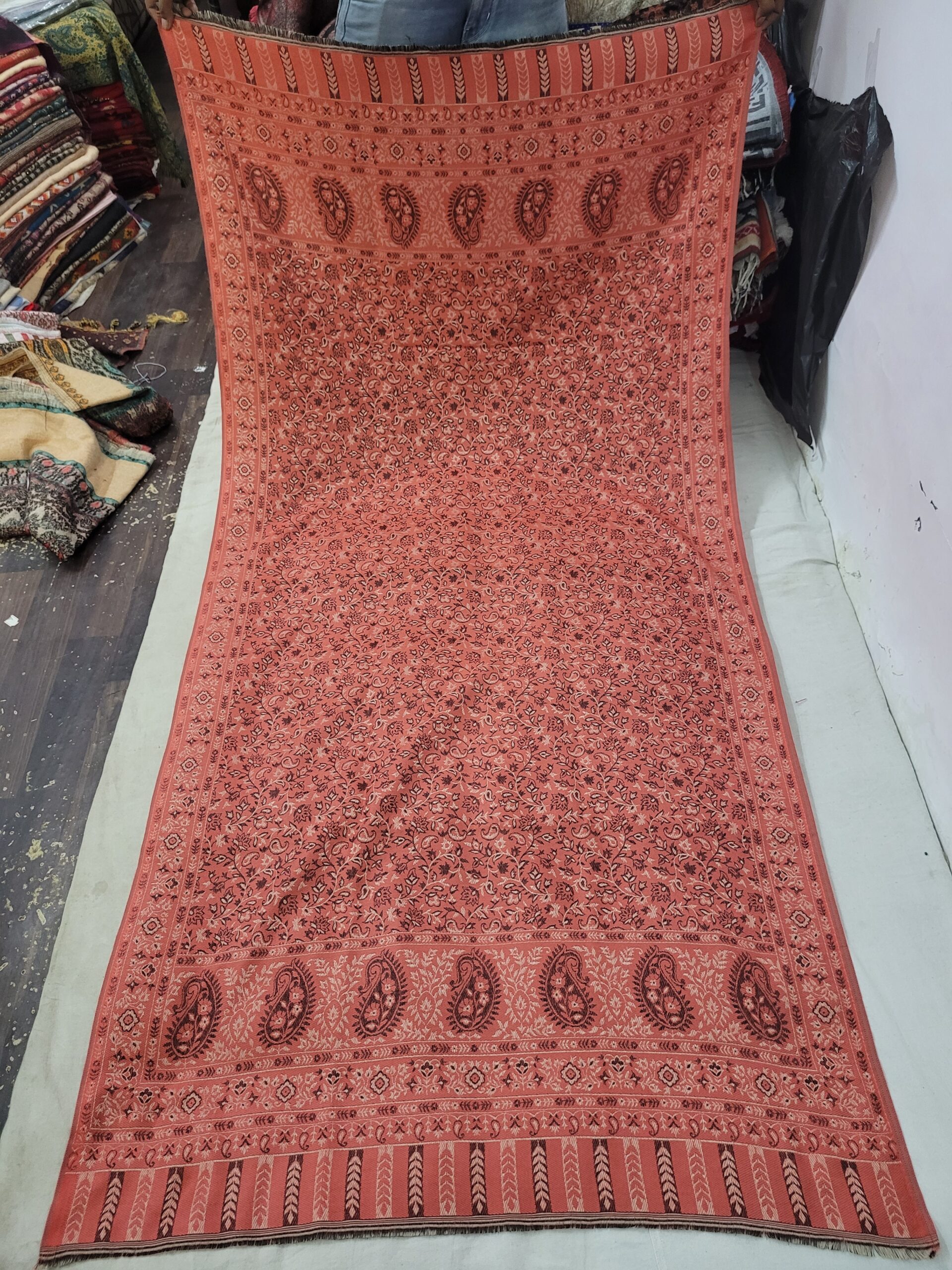 Acrylic Diamond Weave Shawl