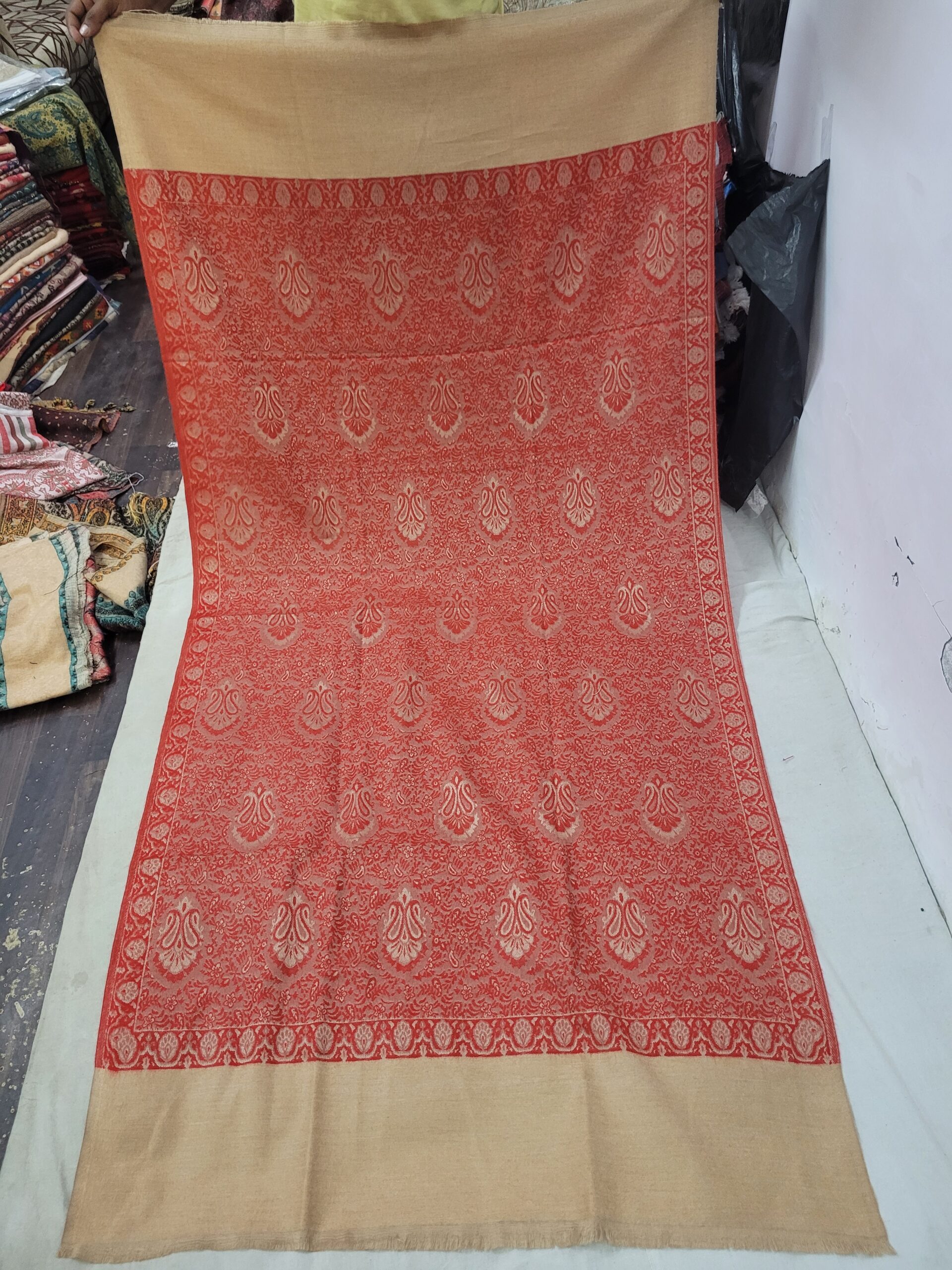 Acrylic Palla Jaal Shawl