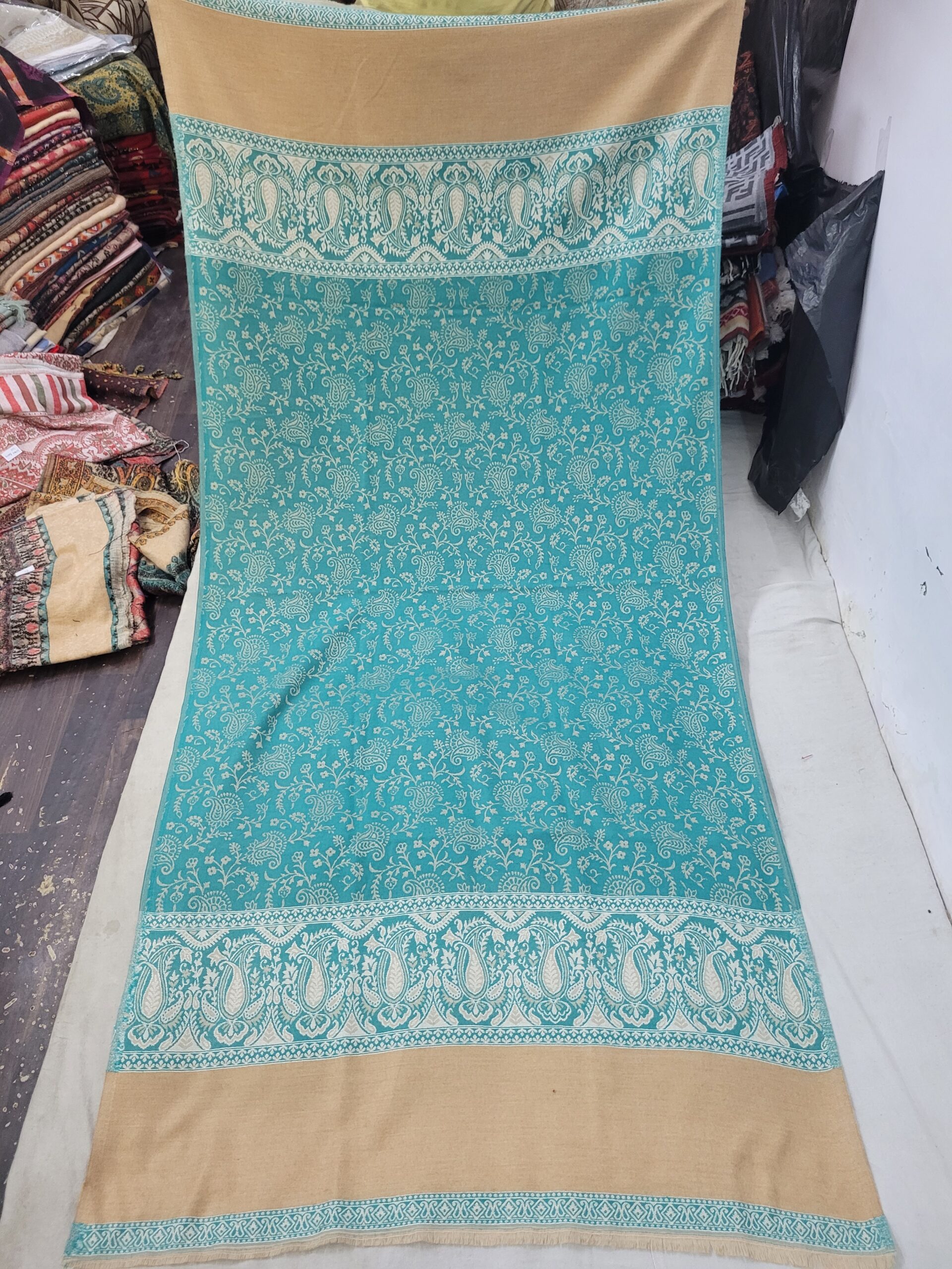 Acrylic Palla Flower Shawl