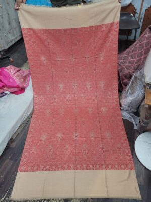 Jamavar Acrylic Leaf Shawl