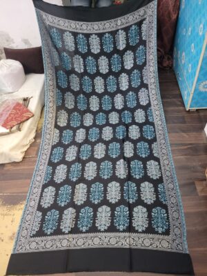 Resham Zaari Kaani Pure Wool Shawl