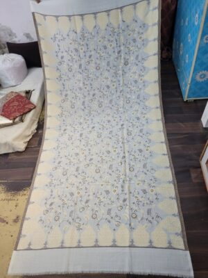 Resham Zaari Kaani Pure Wool Shawl