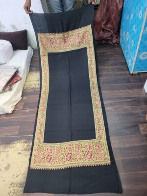 Zaari Embroidery Pure Wool Stole
