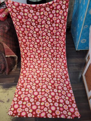 Polyester Velvet Flower Stole