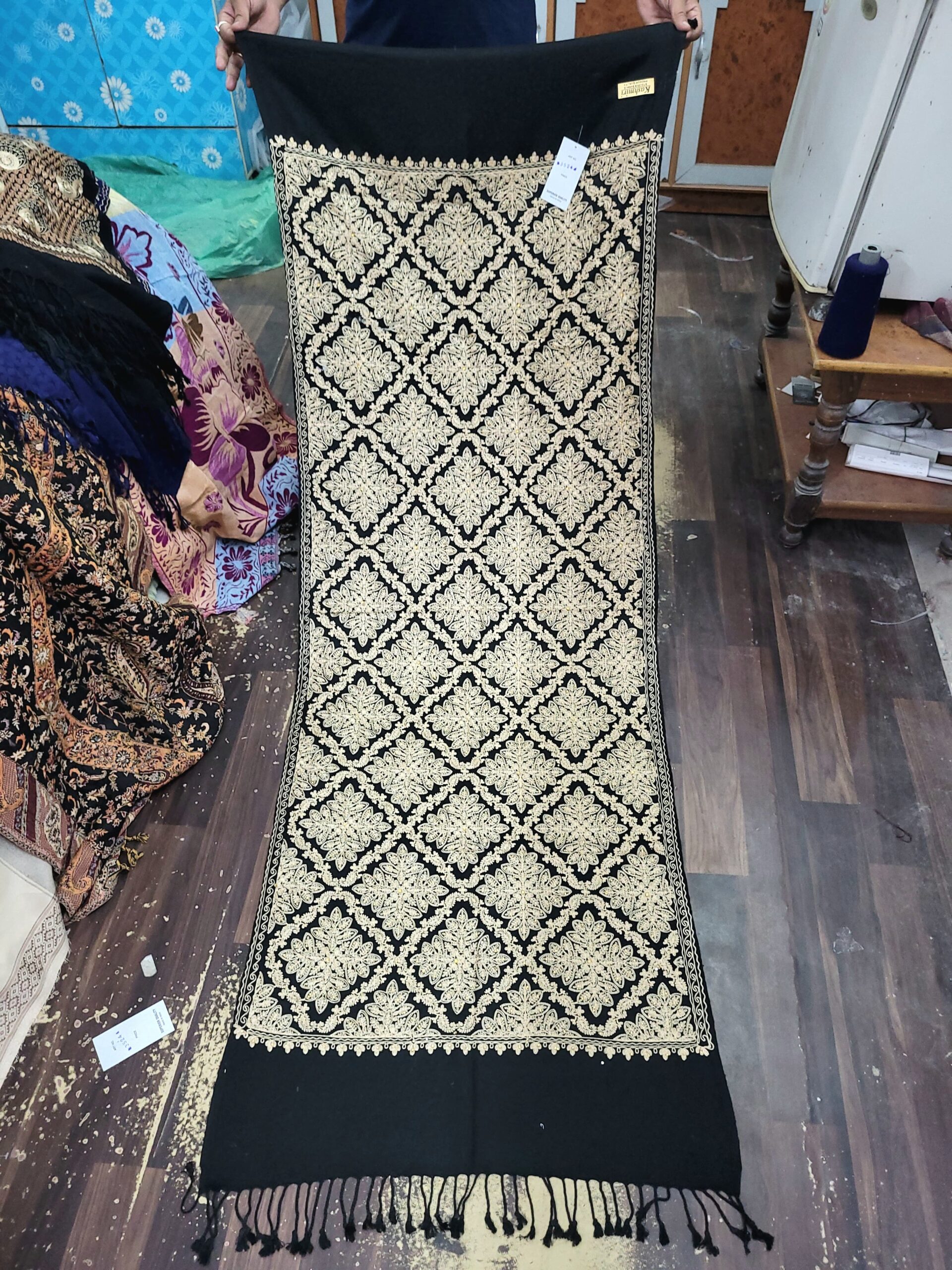 Viscose Embriodery Stole