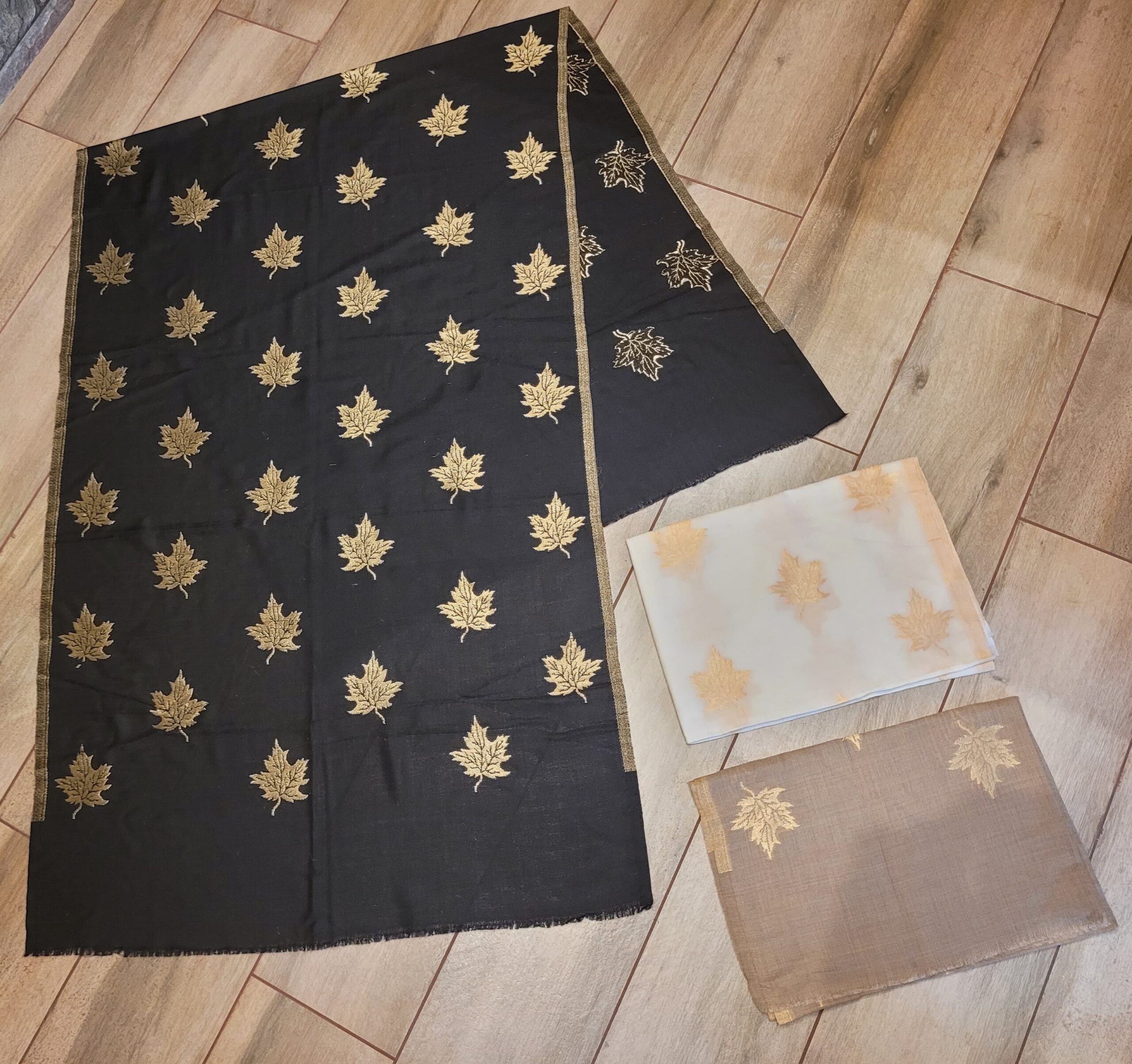 Leaf Pashmina Stole