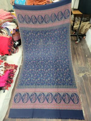 Fine Wool Zaari Border Shawl