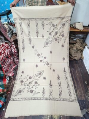 Hand Embriodery Pure Wool Shawl