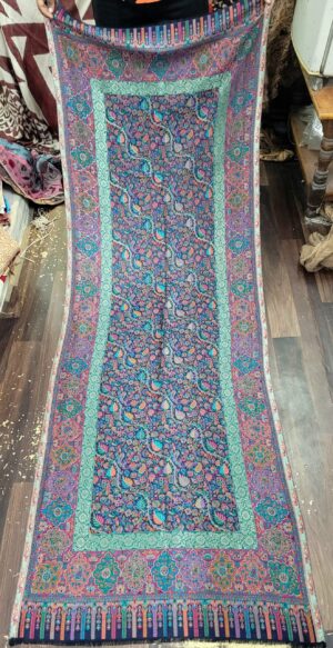 Pure Wool Zaari Kaani Stole