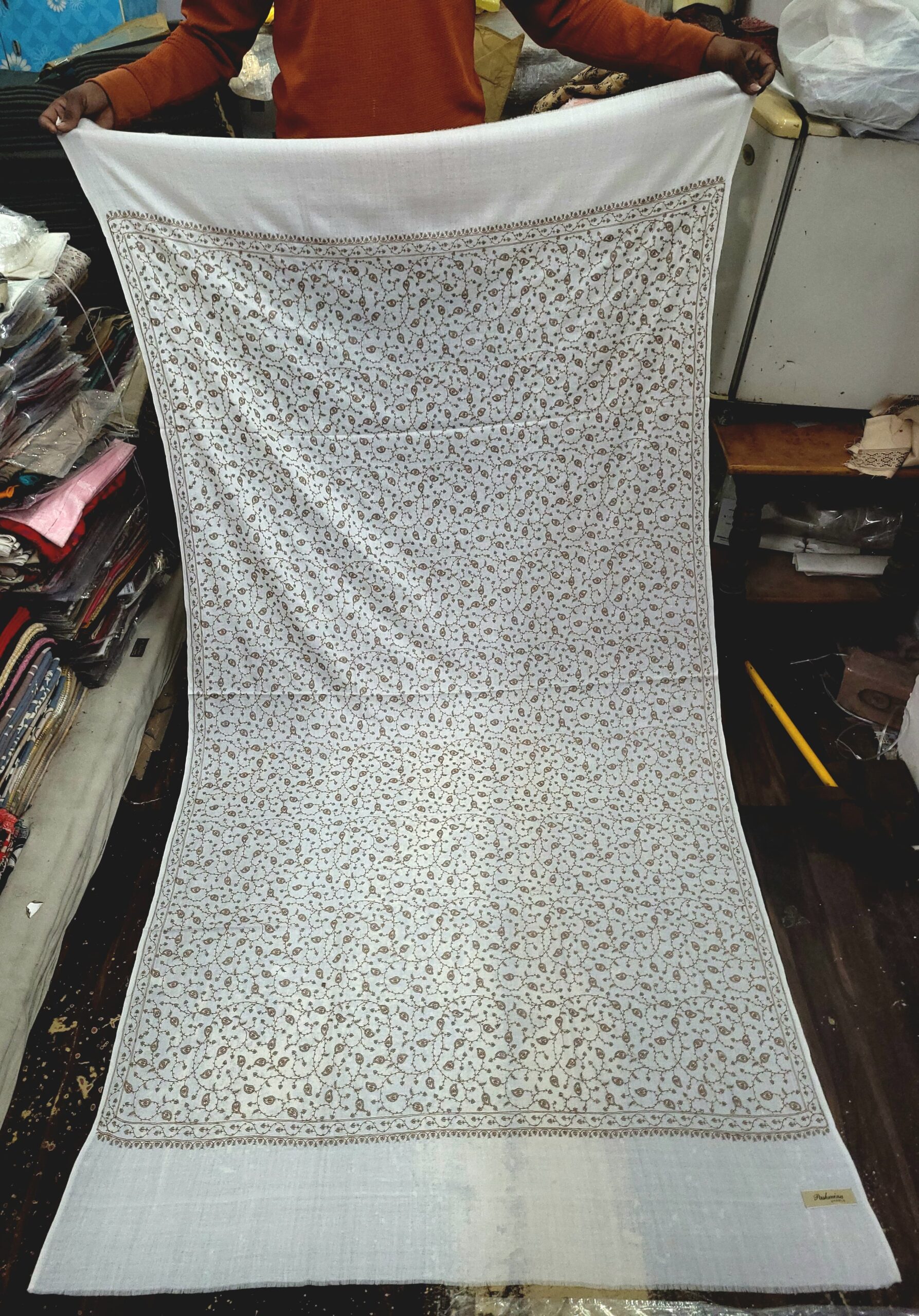Pure Wool hand Embriodery Shawl