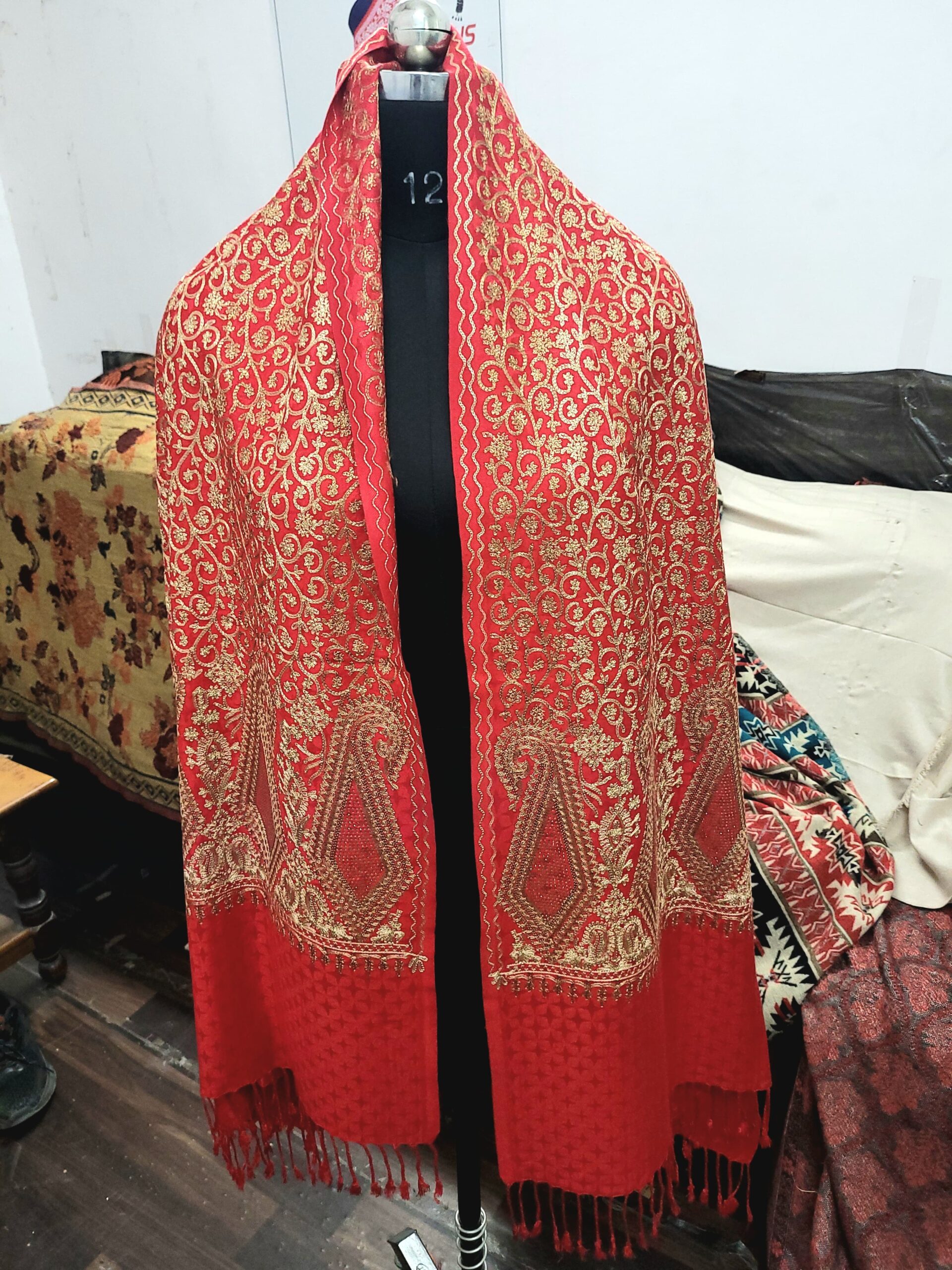 Viscose Embriodery Stole