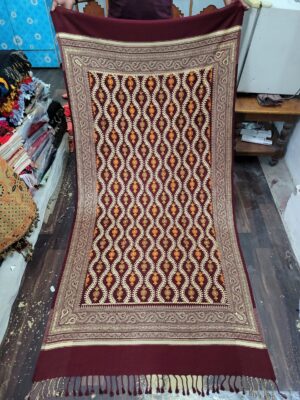 Embriodery Work With Stone Shawl