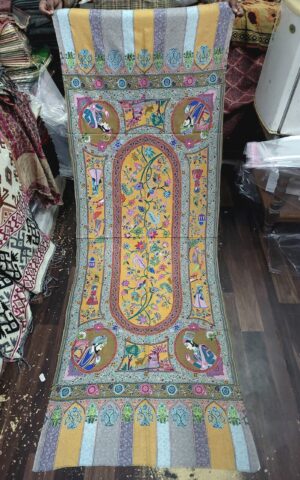 Darbar Kalamkari Pashmina Stole
