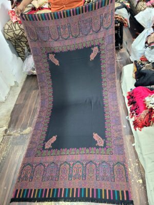 Fine Wool Zaari Border Shawl