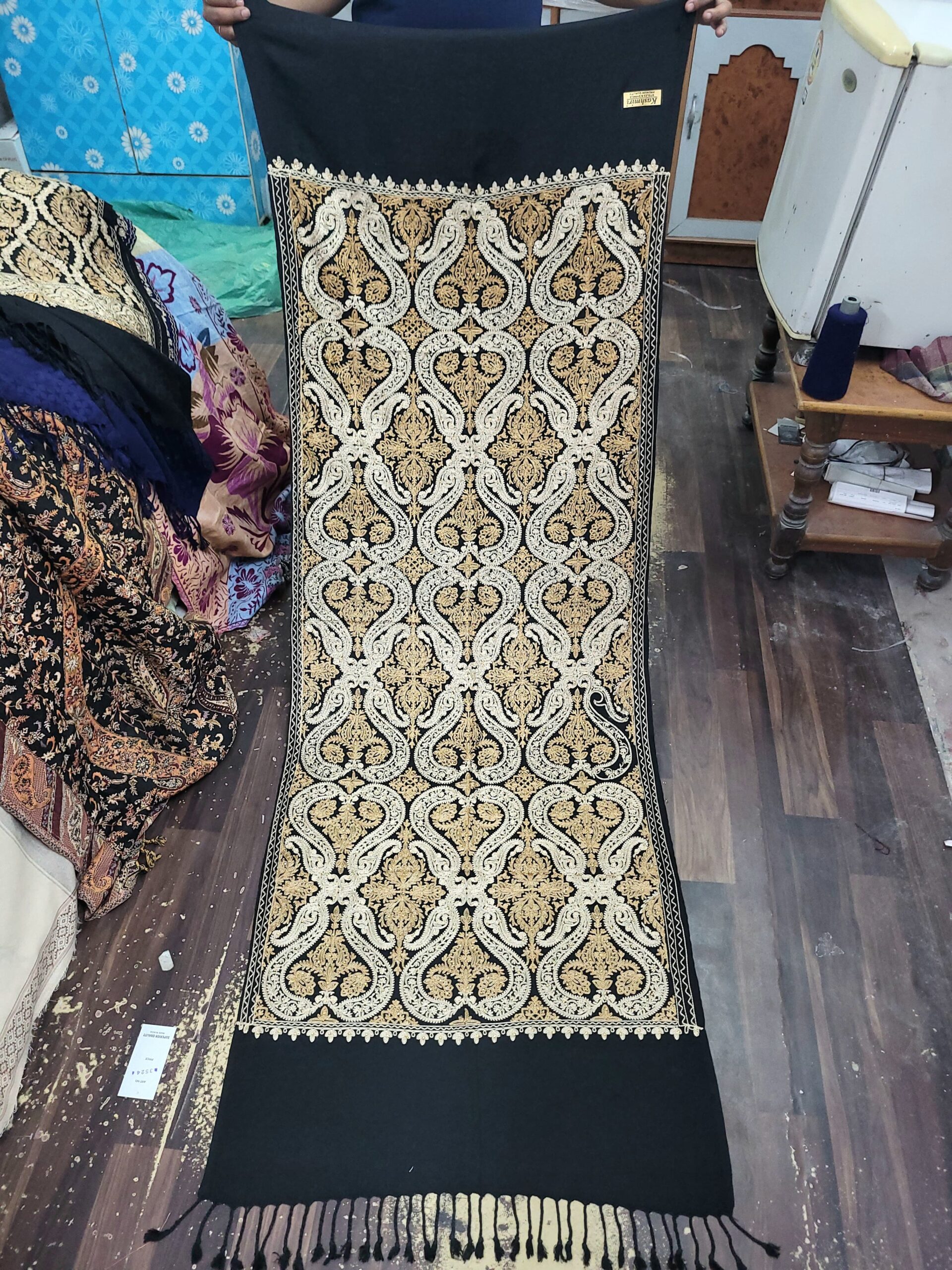 Viscose Embriodery Stole
