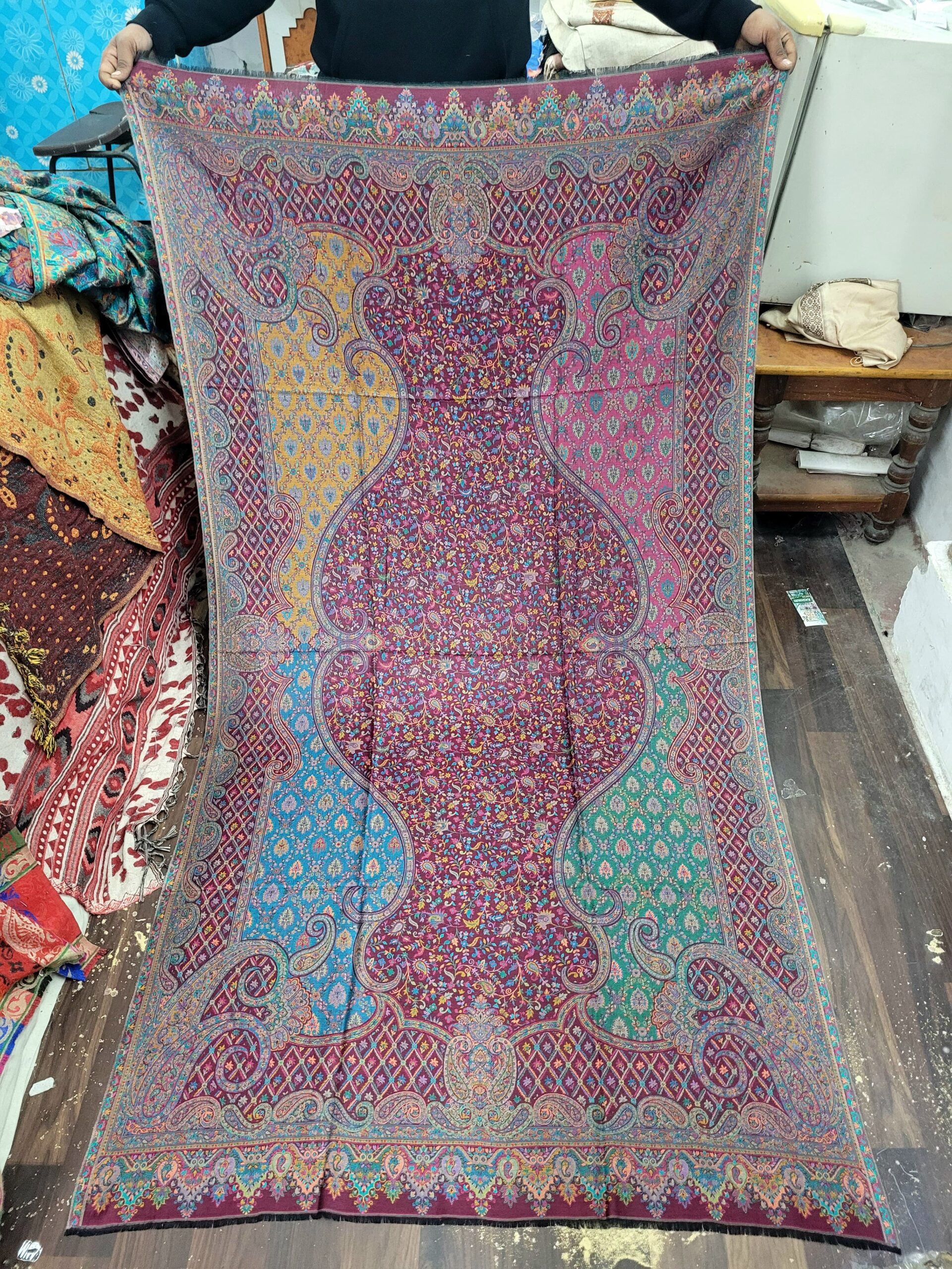 Silk Wool Shawl