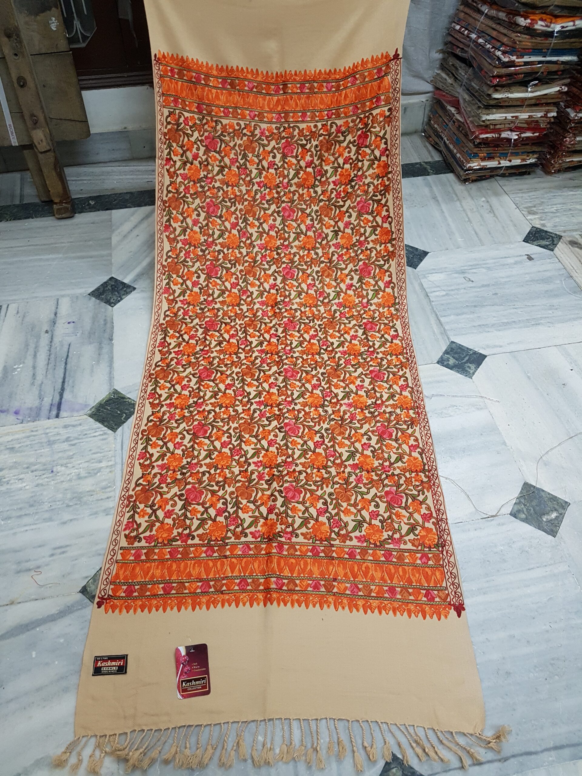 Acrylic Embriodery Stole