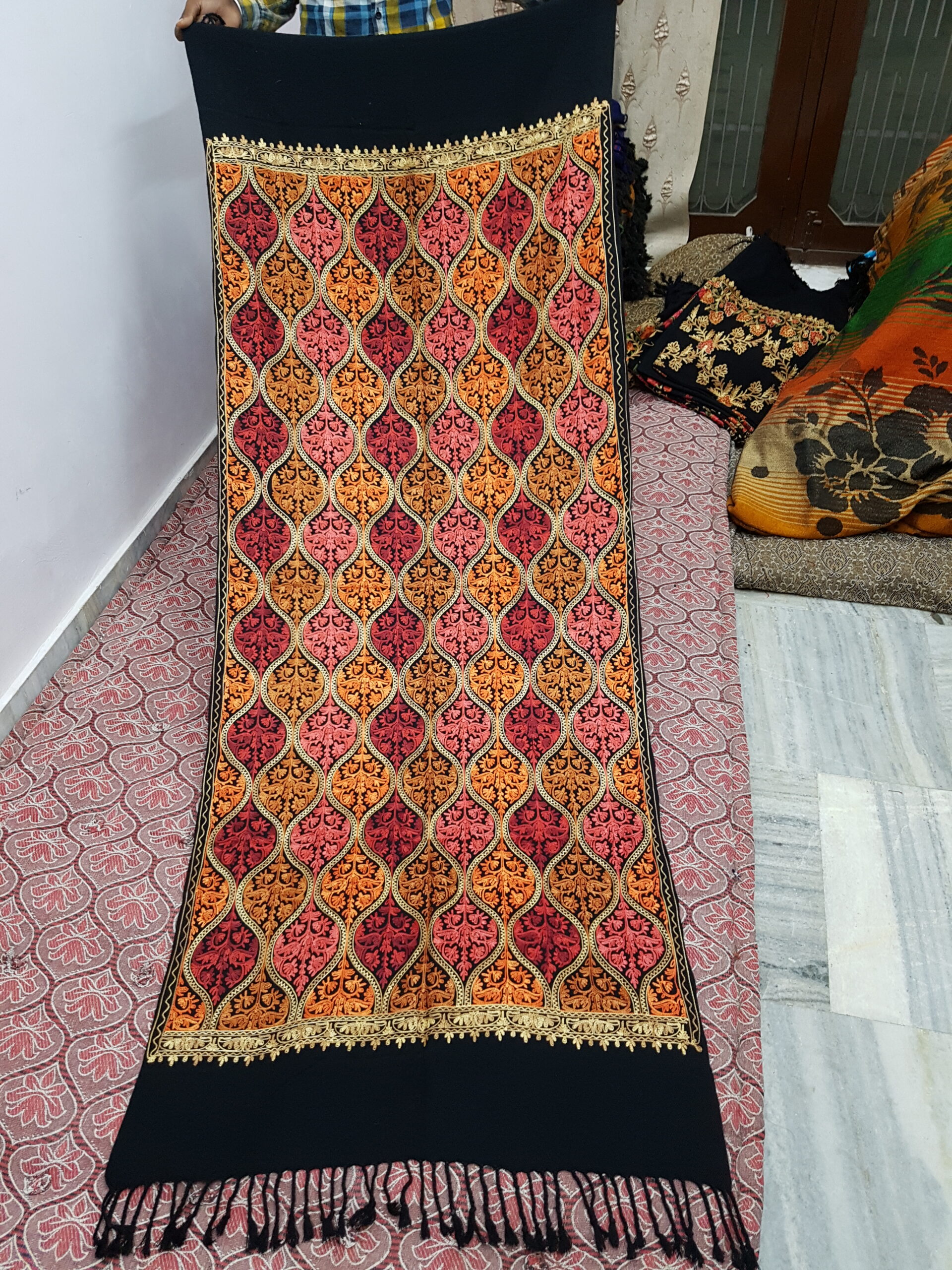 Acrylic Embriodery Stole