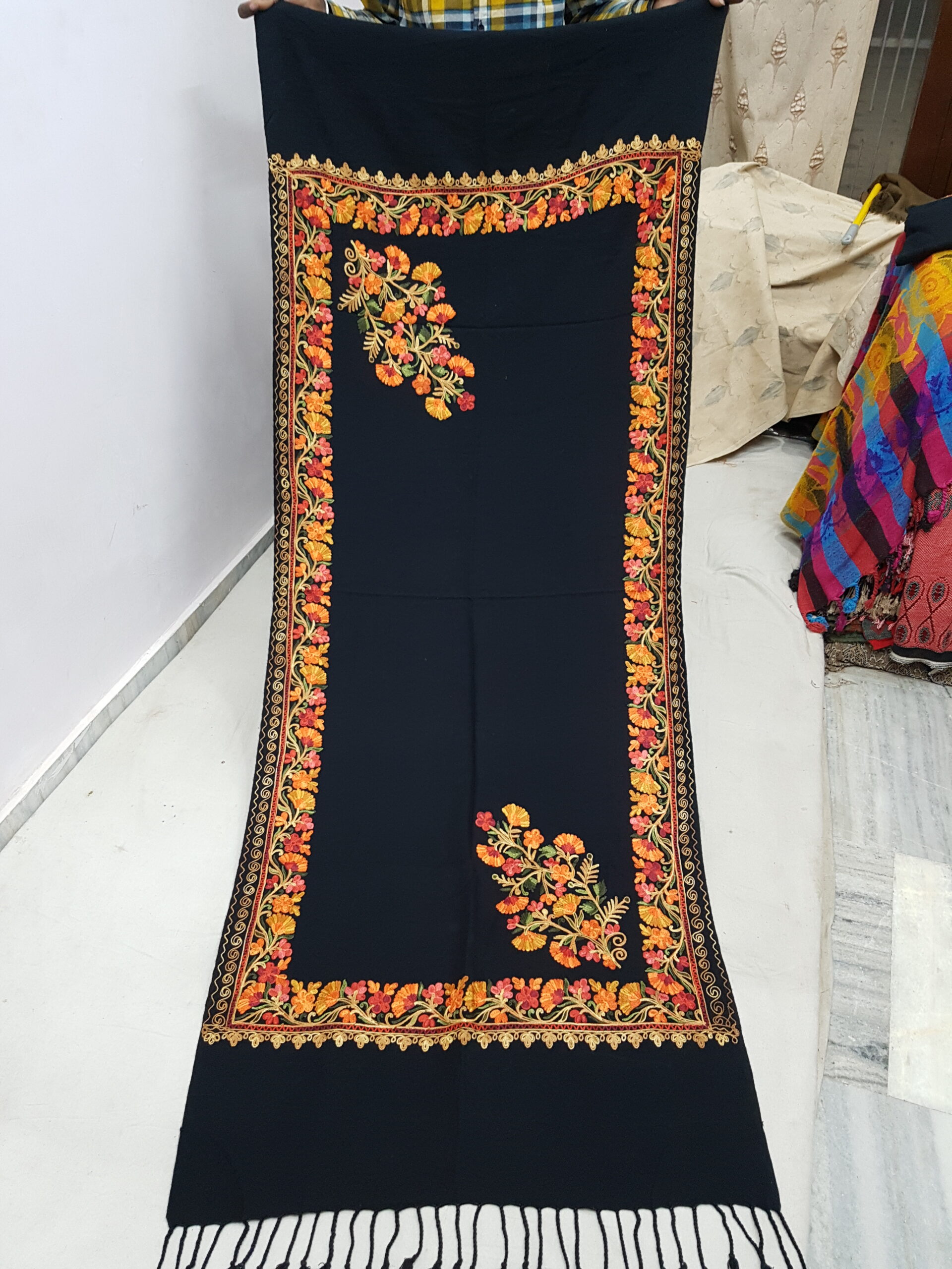 Acrylic Embriodery Stole