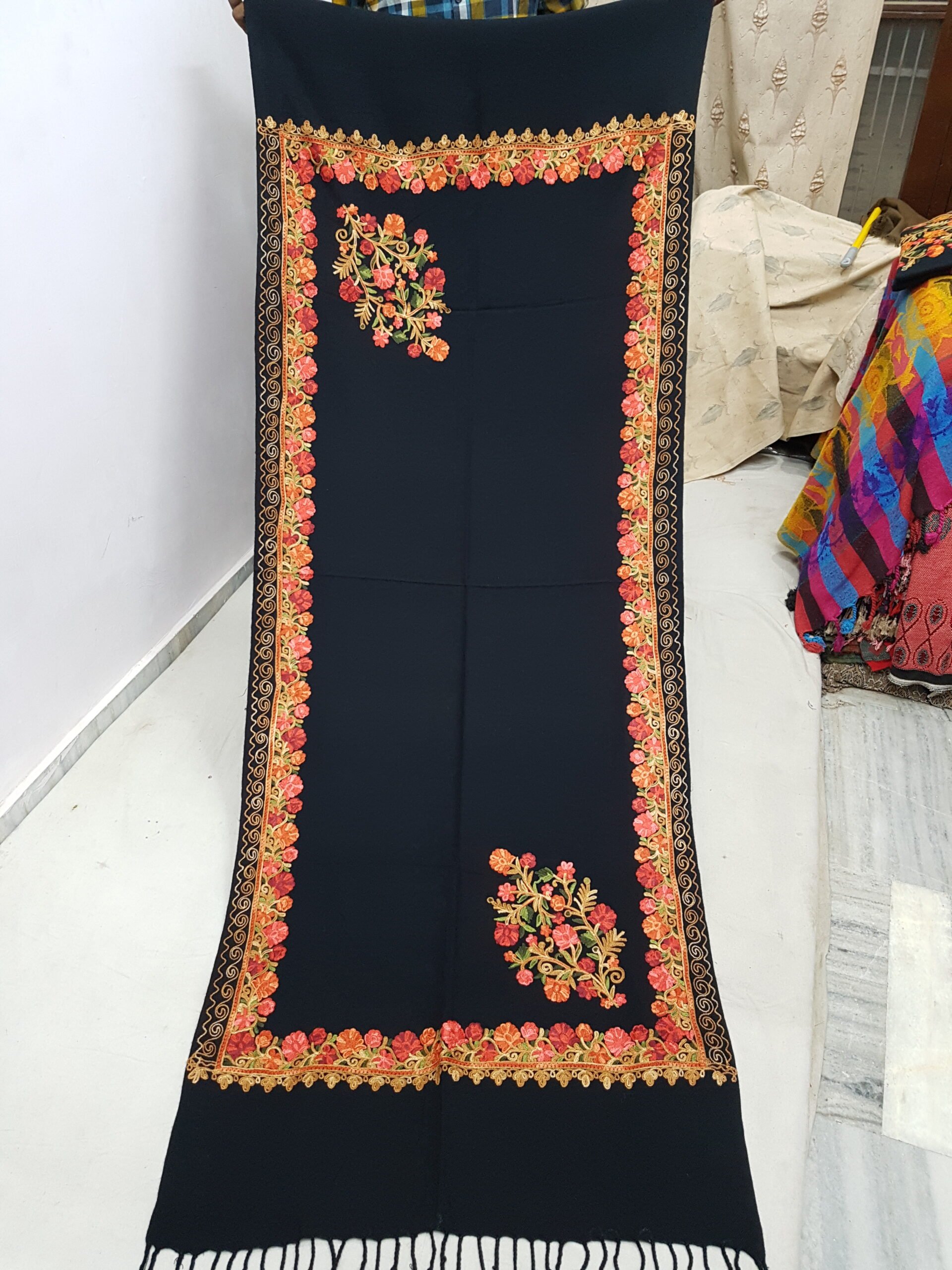 Acrylic Embriodery Stole