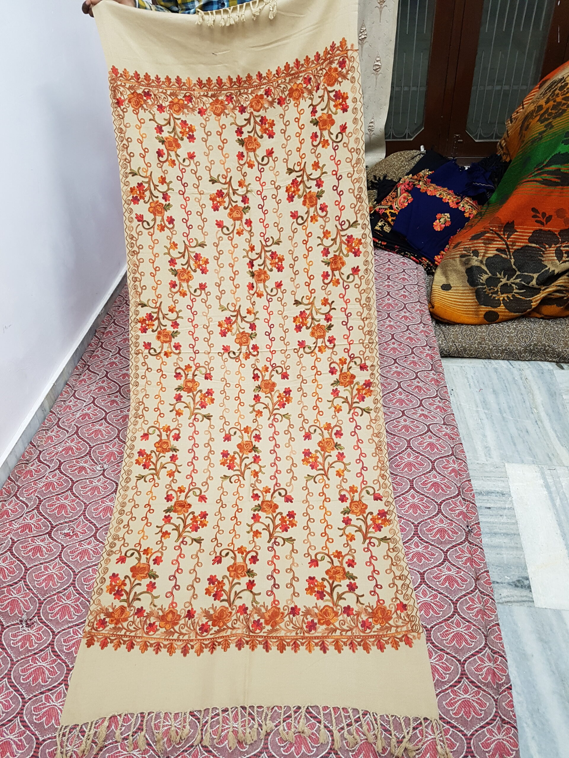 Acrylic Embriodery Stole