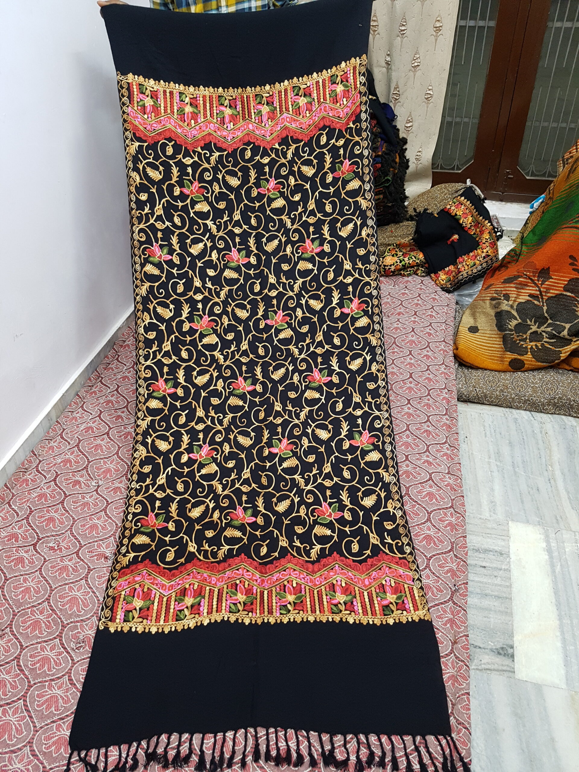 Acrylic Embriodery Stole