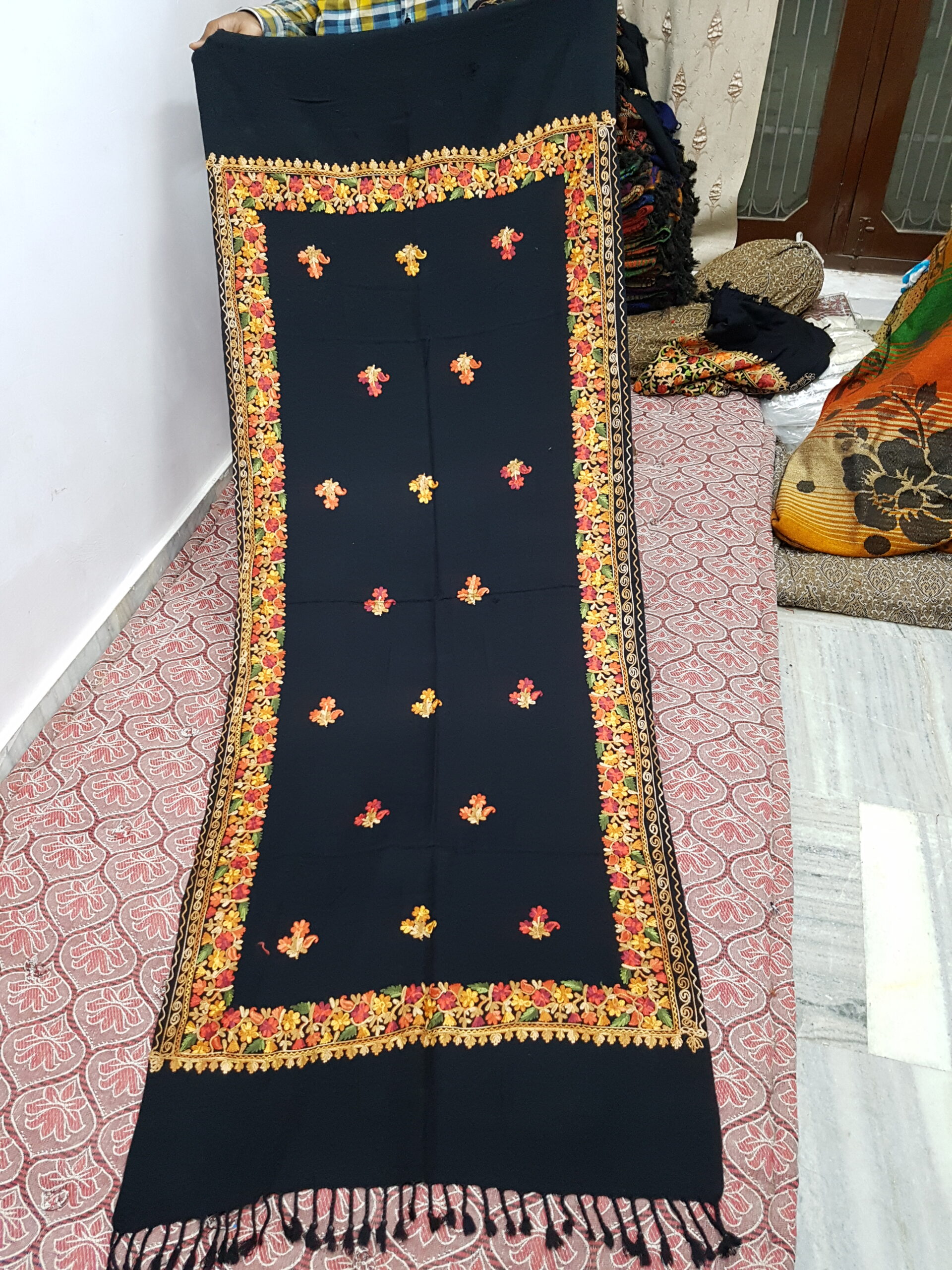 Acrylic Embriodery Stole