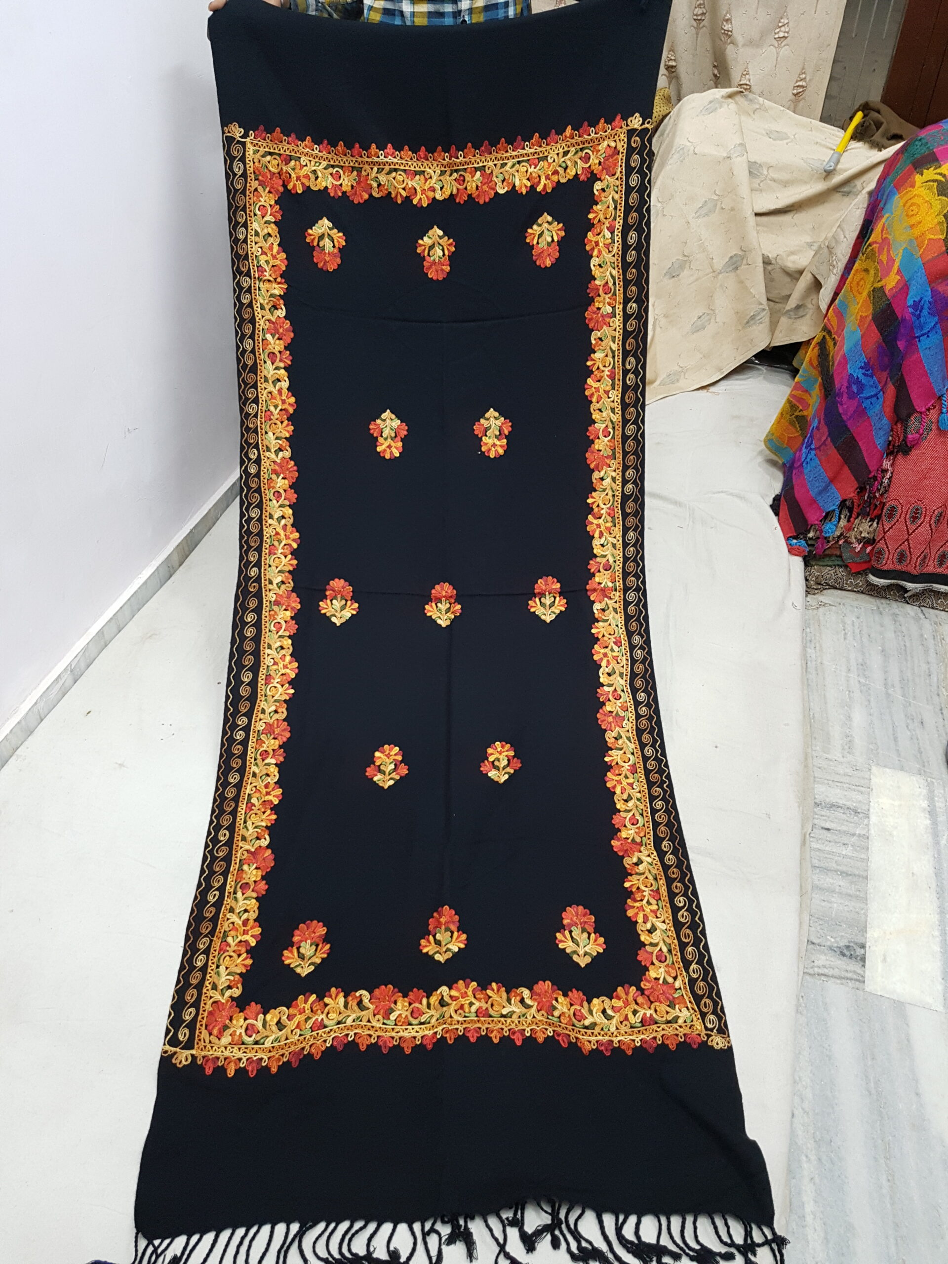 Acrylic Embriodery Stole