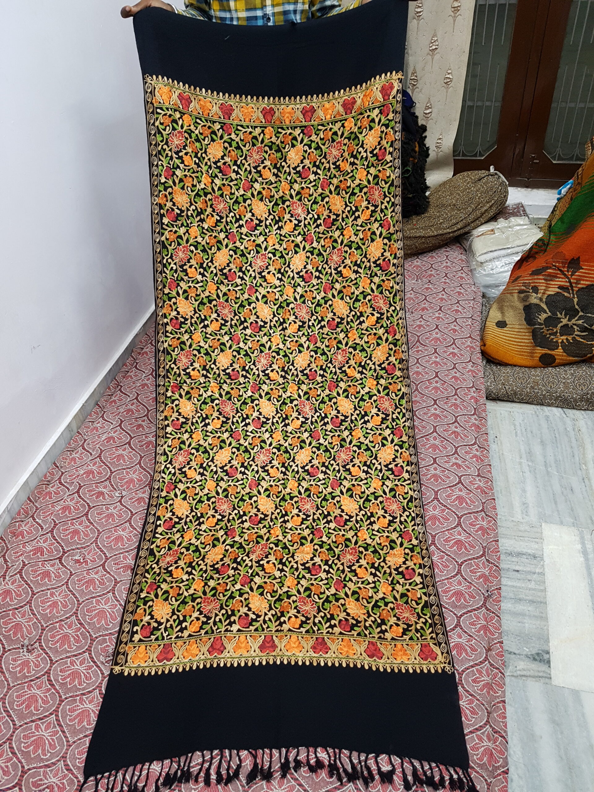 Acrylic Embriodery Stole