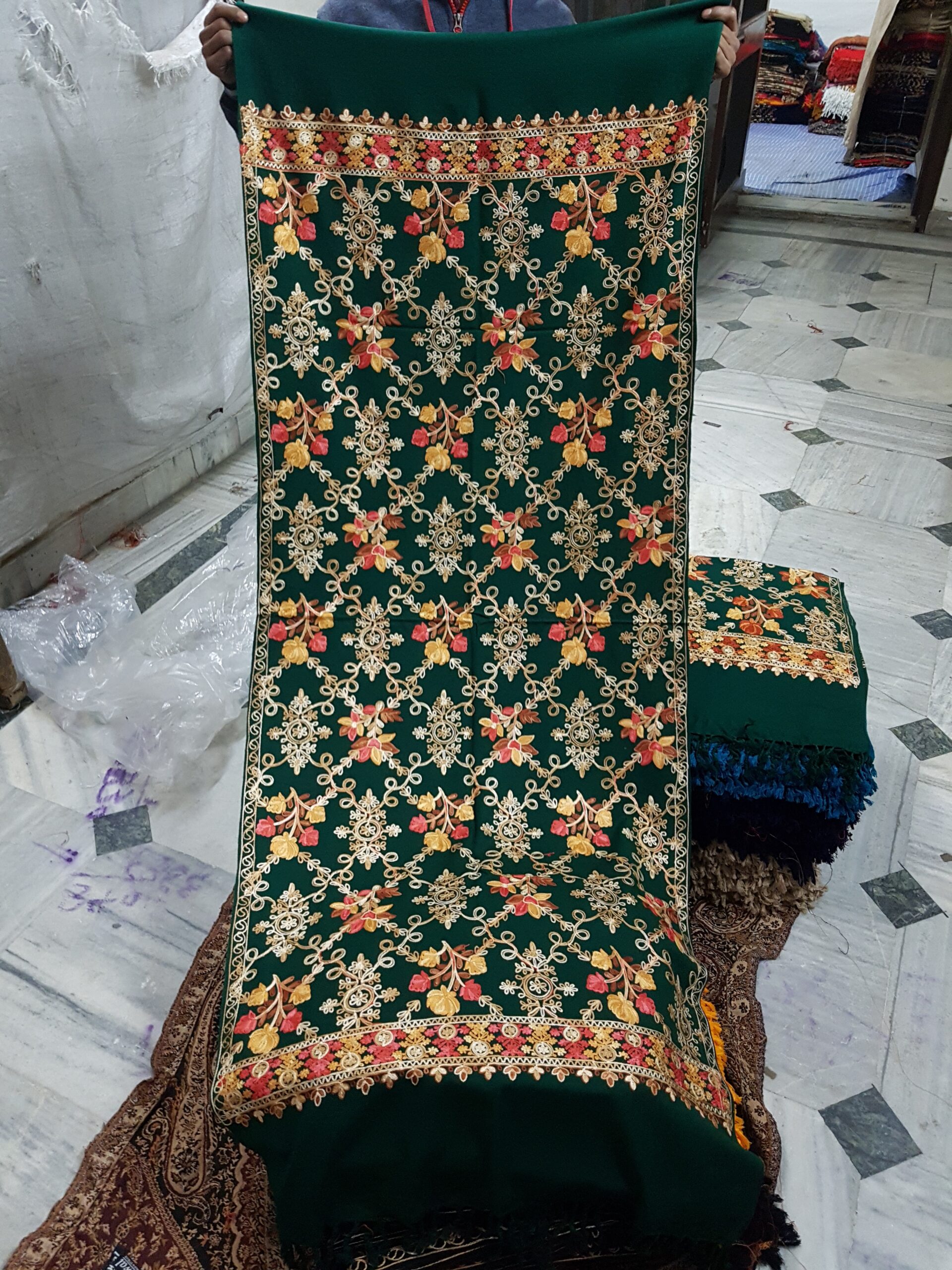 Acrylic Embroidery Stole